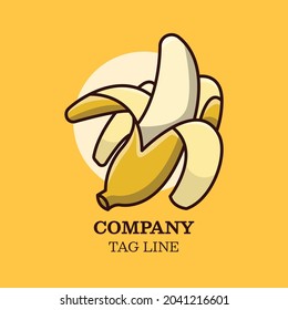 banana fruit, Logo and Icon Design Template Vector, Emblem, Design Concept