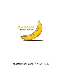 banana fruit logo vector design