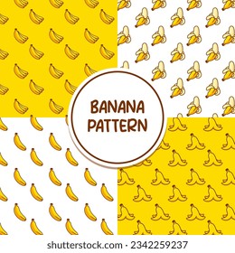 Banana Fruit Seamless Background Pattern