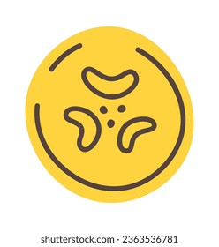 Ilustración de vectores de corte de fruta banana