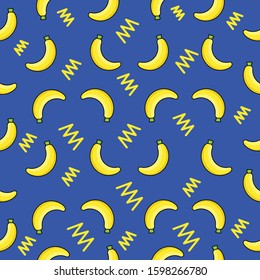 banana fruit tropical pattern seamless