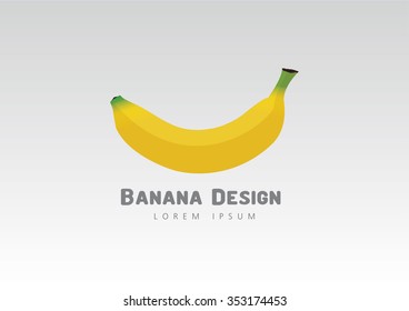 Banana Fruit - Vector Illustration