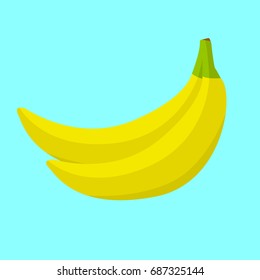 Banana fruit. Vector illustration