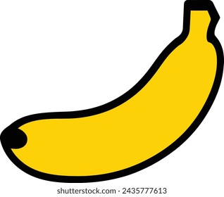 Diseño gráfico de ilustración vectorial de fruta de plátano 