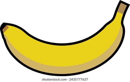 Diseño gráfico de ilustración vectorial de fruta de plátano 