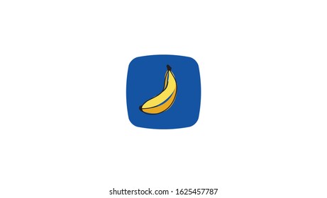 banana fruit vector illustration icon logo design