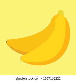 Banana Fruit Vector For Multipurpose Use