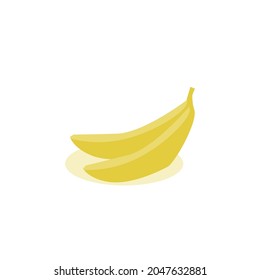 vector de la fruta bananera con fondo blanco