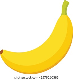Banana, Fruit, yellow, vegetable isolated on white-background