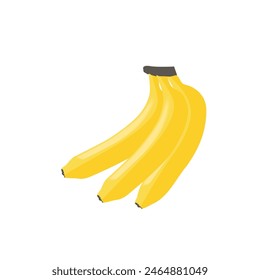 Banana fruits vector. Banana Vector illustration in flat style. Healthy diet menu nutrition.