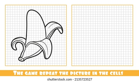 Banana the game repeat the picture in the cells