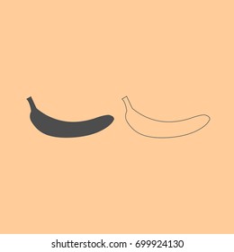 Banana icon . 