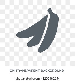 Banana icon. Banana design concept from Fruit and vegetables collection. Simple element vector illustration on transparent background.