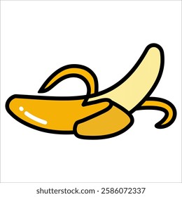 Banana Icon Element For Design