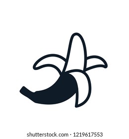 Banana icon ,fruit icon vector logo template