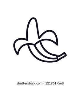 Banana icon ,fruit icon vector logo template