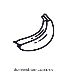 Banana icon ,fruit icon vector logo template