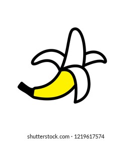 Banana icon ,fruit icon vector logo template