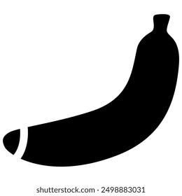 banana icon with glyph style