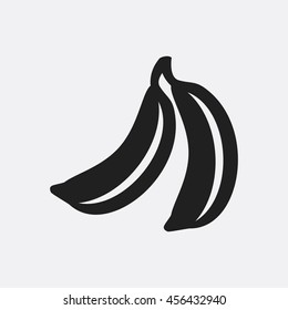 Banana icon illustration isolated vector sign symbol