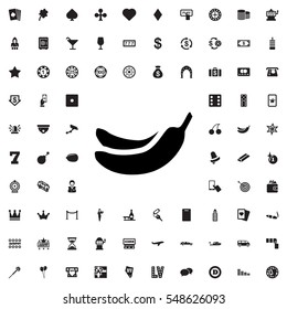 Banana icon illustration isolated vector sign symbol