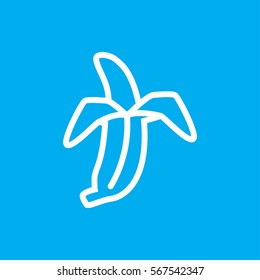 banana icon illustration isolated vector sign symbol