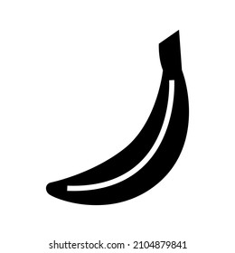 Banana icon isolated on white background