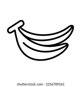 Icono De Banana Diseño Plantilla Vectora Signo De Ilustración Y Píxeles De Símbolo Perfecto