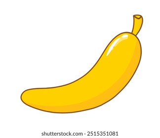Banana icon. Logo template. Fruit icon. Ripe fruit. Fresh fruits. Food icon. Symbol of vegetarianism. Healthy food. Proper nutrition. Delicious fresh fruit. Banana sign. Banana flat illustration.