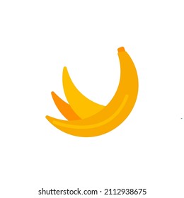 banana icon logo vector flat style