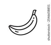 Banana icon - on white background