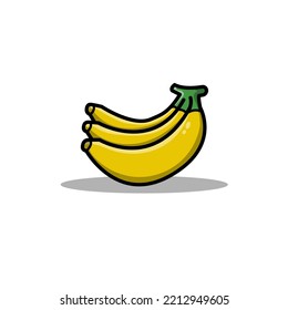 banana icon on white background