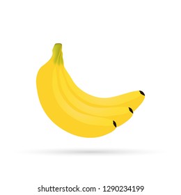 Banana icon with shadow