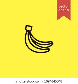 banana. banana icon. sign design. Vector EPS 10.