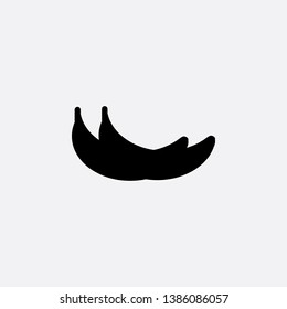banana icon sign signifier vector
