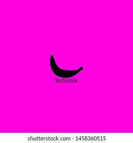 banana icon sign signifier vector