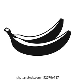 Banana icon. Simple illustration of banana vector icon for web