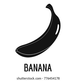 Banana icon. Simple illustration of banana vector icon for web