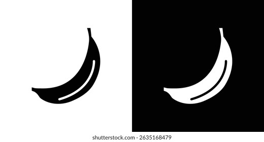 Banana icon symbols. Vector illustration.