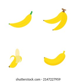 Banana icon template vector design