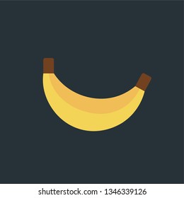Banana icon - vector