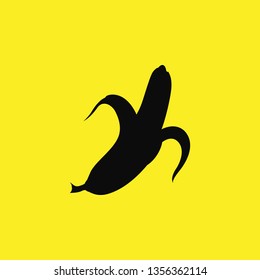 banana icon vector