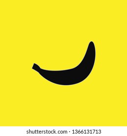 banana icon vector
