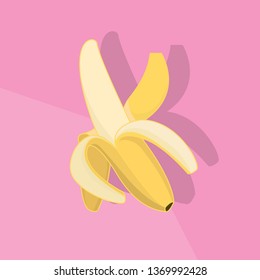 banana icon vector