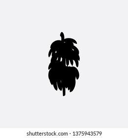 banana icon vector