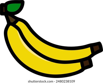 banana icon, vector of banana