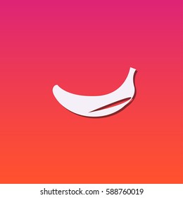 Banana icon vector
