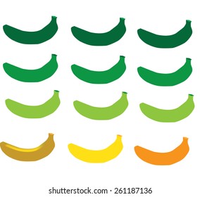 banana icon and vector art
