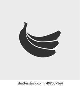 Banana icon, vector design