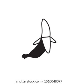 Banana icon vector design illustration